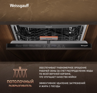 Посудомоечная машина Weissgauff BDW 6038 D Inverter Autoopen